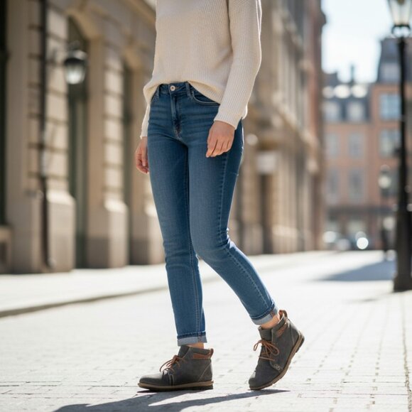 Born Temple Distressed Burnished Dark Gray Lace Up Ankle Boot Size 9 - Picture 3 of 11